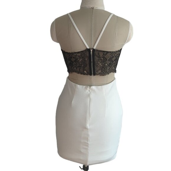 Lulu's Lace Back Mini Dress - Picture 5 of 8